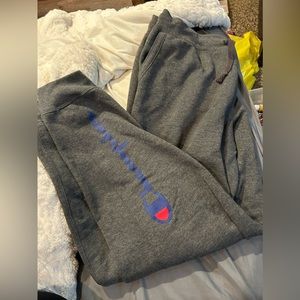 Gray champion sweatpants